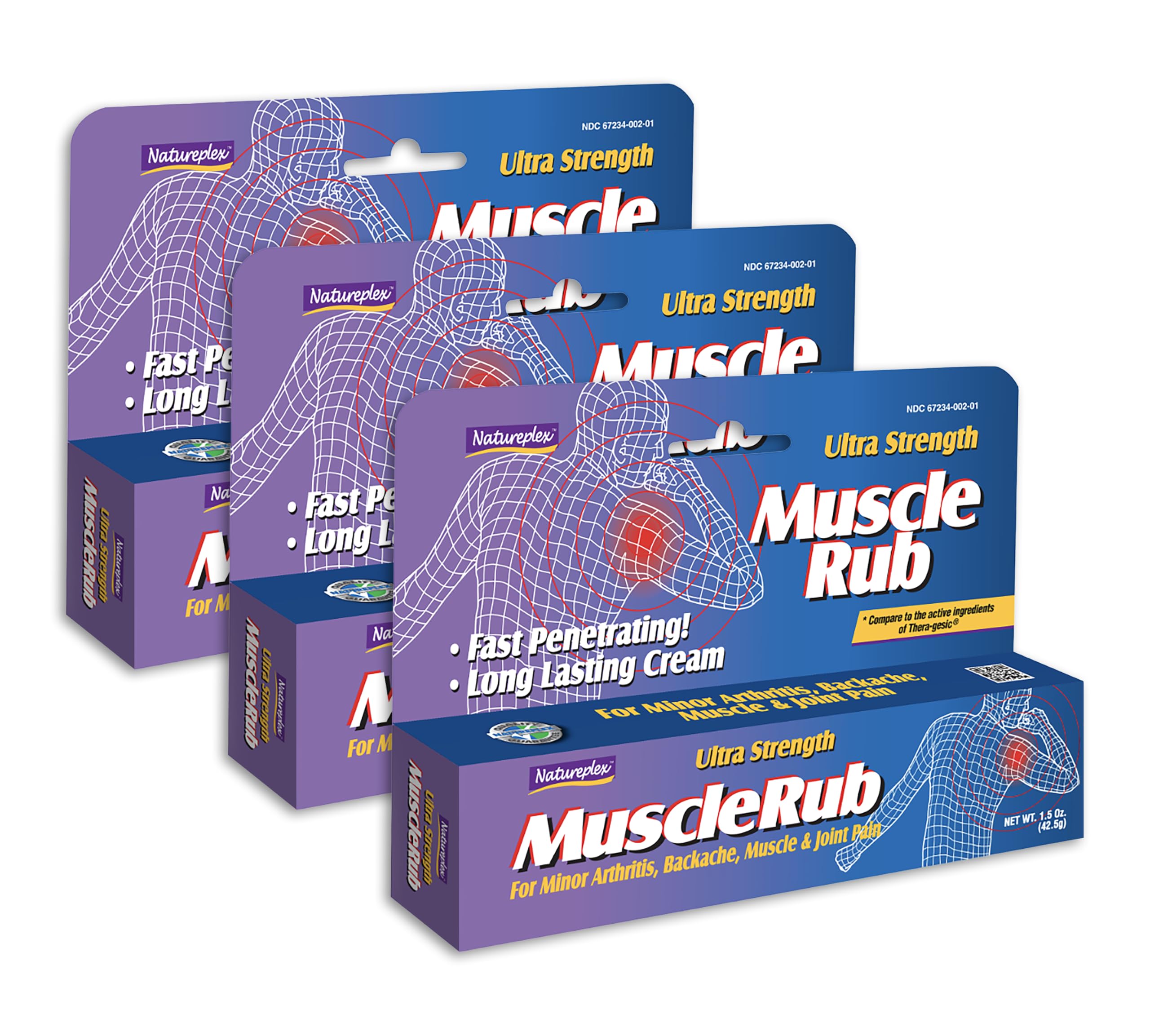 Natureplex crème-relief-muscles menthol : soulagement ciblé après l'effort