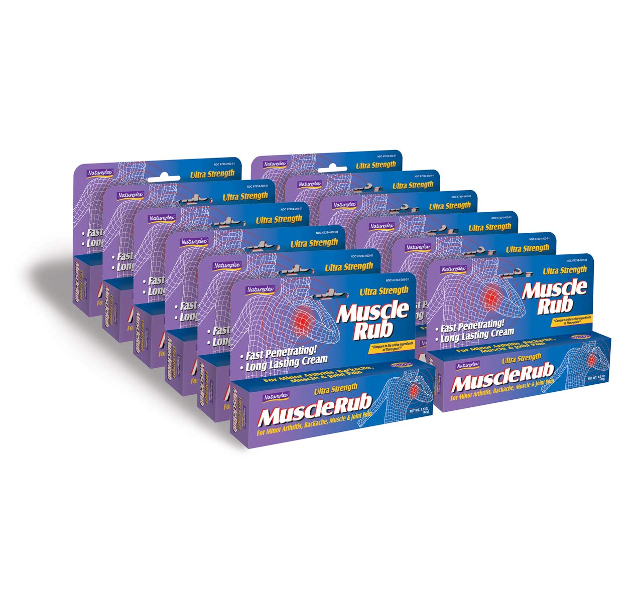 Natureplex Ultra Strength Muscle Rub – référence post-entraînement pour récupération musculaire.