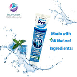 NaturePro Dentifrice Bouche Sèche, boîte d emballage attrayante sur salle de bains