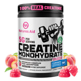 Gummies créatine Natures Aid en bouteille 135 pièces, énergie soutenue