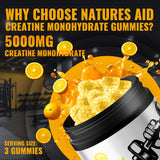 Goût orange des gommes Natures Aid, plaisant et rafraîchissant.