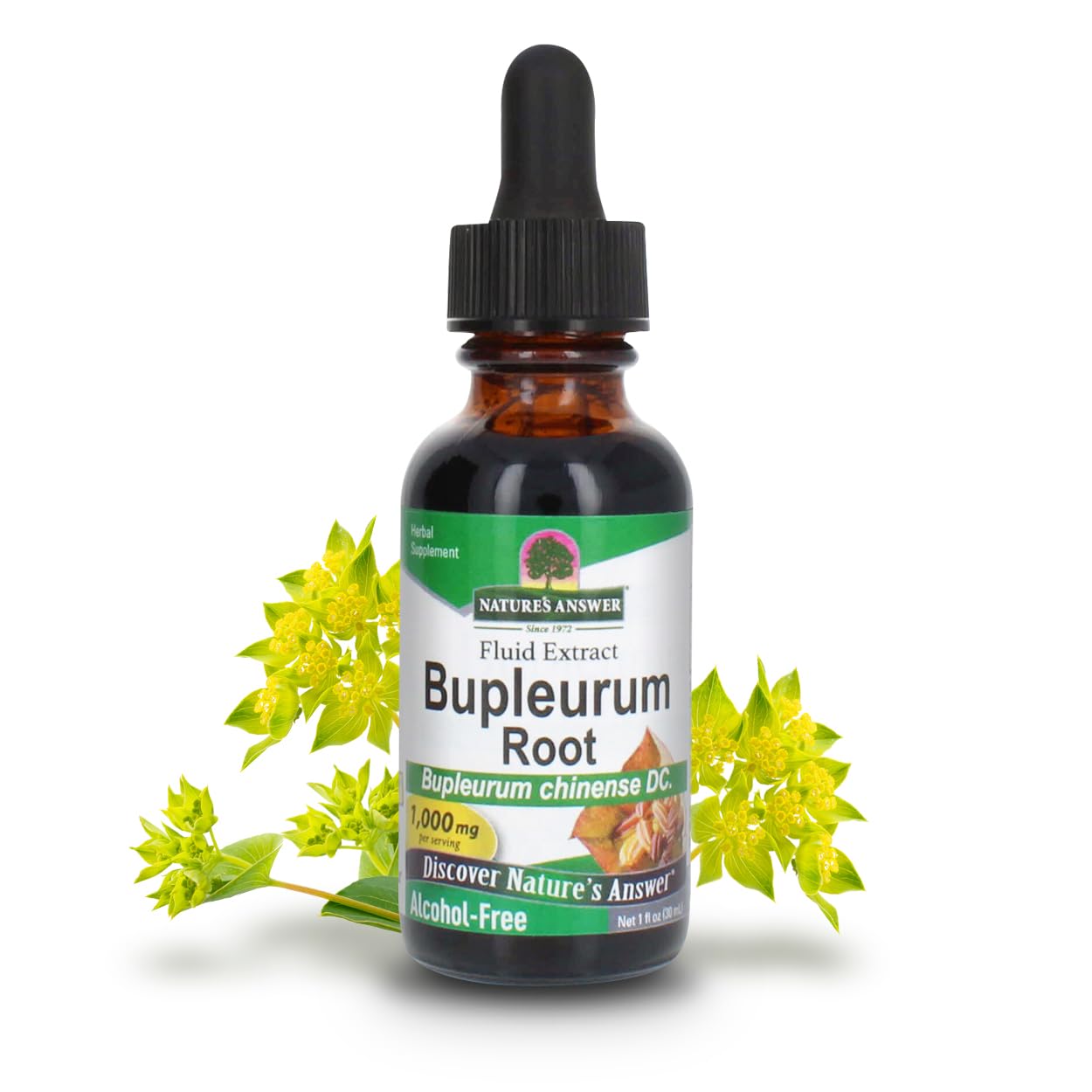 Nature's Answer Bupleurum Chinense – bouteille prête pour votre routine quotidienne.