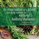 Nature's Answer calcium magnésium capsules – symbole végan et sans gluten