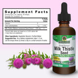 Nature's Answer chardon-Marie gouttes dans flacon, absorption rapide.