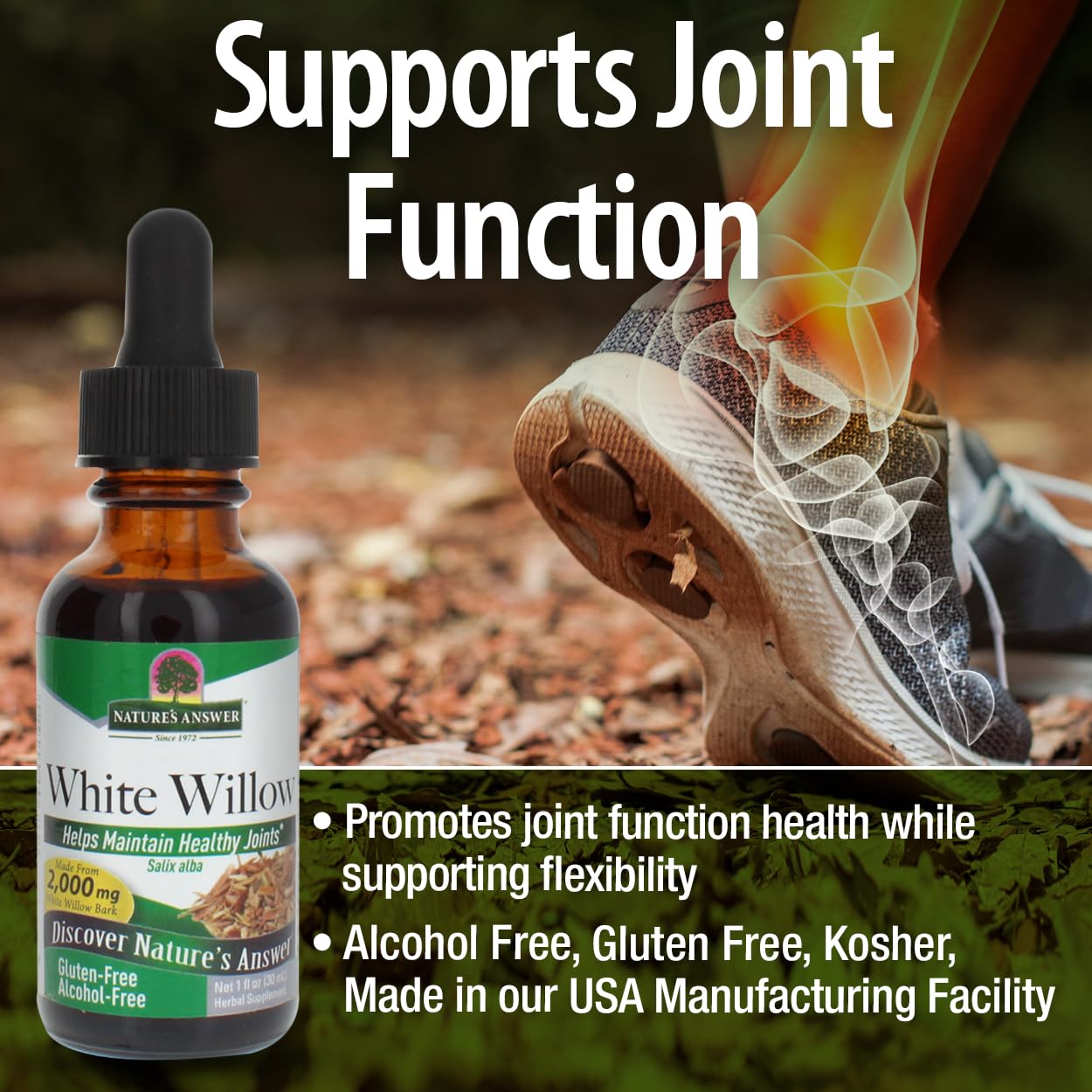 Nature's Answer usine-usa - produit fabriqué aux États-Unis avec soin.