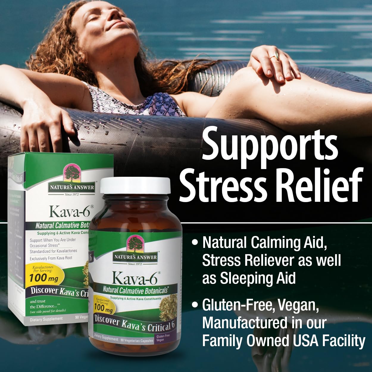 Nature's Answer Kava: usage quotidien en routine bien-être