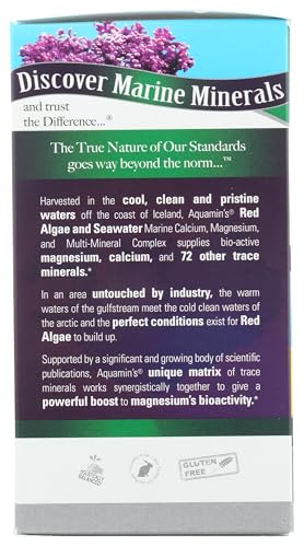 Nature's Answer Magnésium Marin - sans alcool pour une prise légère.