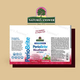 Nature's Answer PerioBrite: flacon sans alcool pour hydratation des gencives.