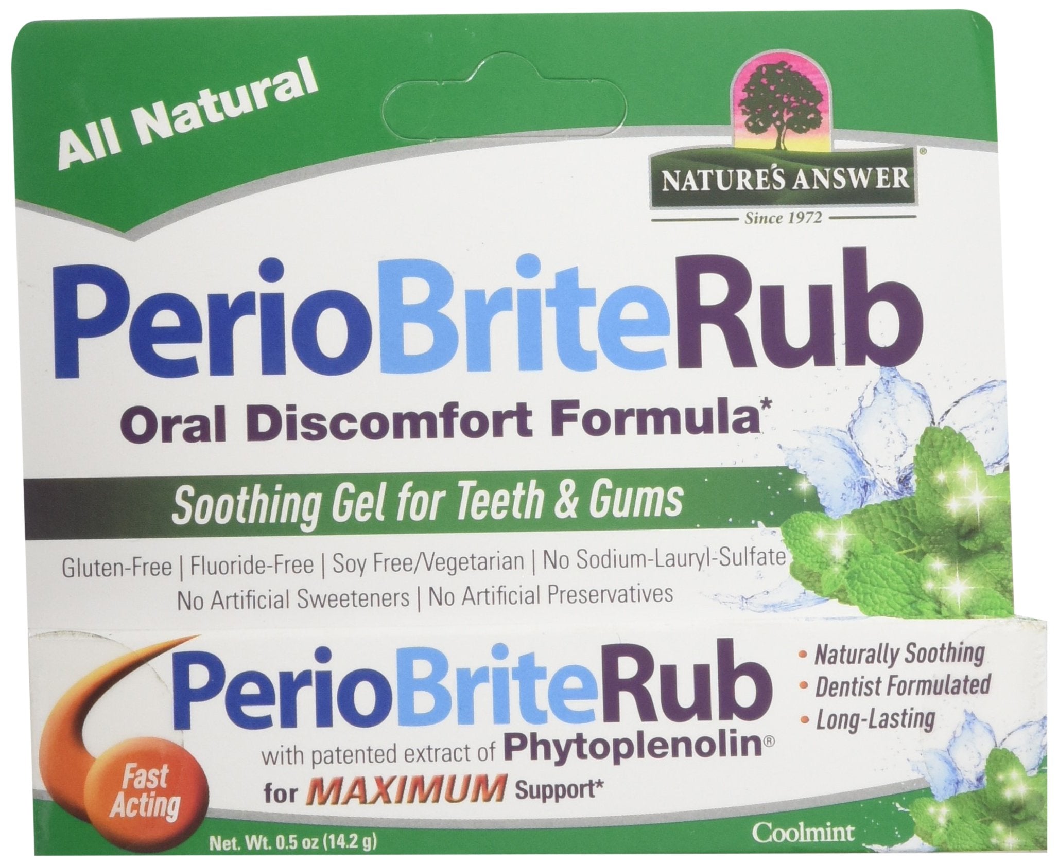 Nature's Answer Periorub bouteille compacte et application facile