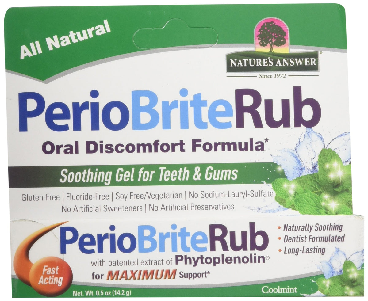 Nature's Answer Periorub bouteille compacte et application facile