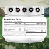 NATURES BLAST Gluco-Powder avec doseur, dosage précis pour routine quotidienne.