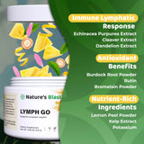 NATURES BLAST Lymph Go - verre prêt, boisson tropicale rafraîchissante