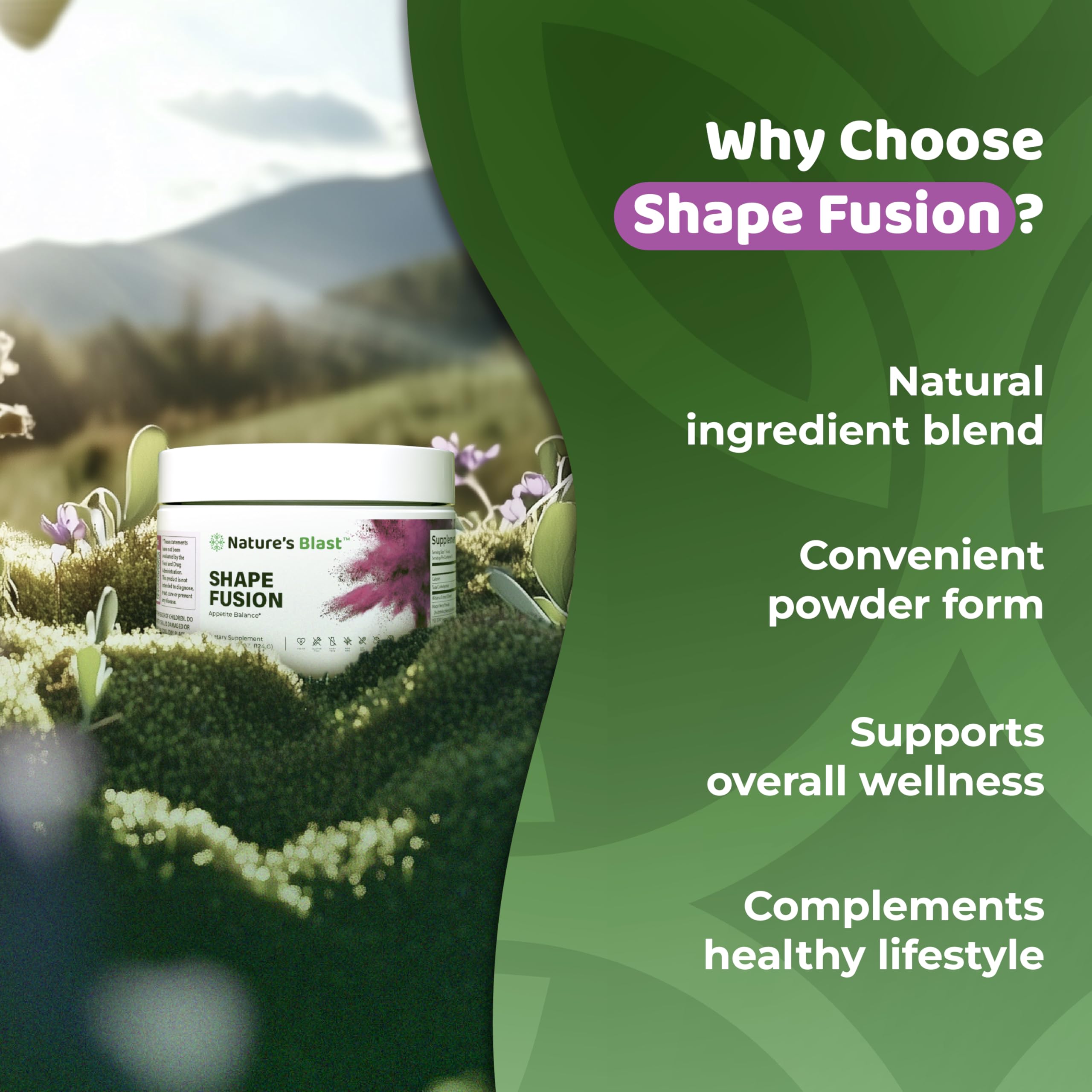 NATURES BLAST Shape Fusion, usage-quotidien: intégré facilement à votre routine matinale.