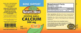 Nature's Blend calcium coquille d'huître, comprimés faciles à doser pour un usage quotidien.