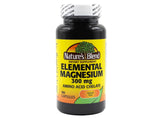 Nature's Blend Magnésium chélaté, bouteille-face, soutien potentiel aux muscles et à l'énergie.