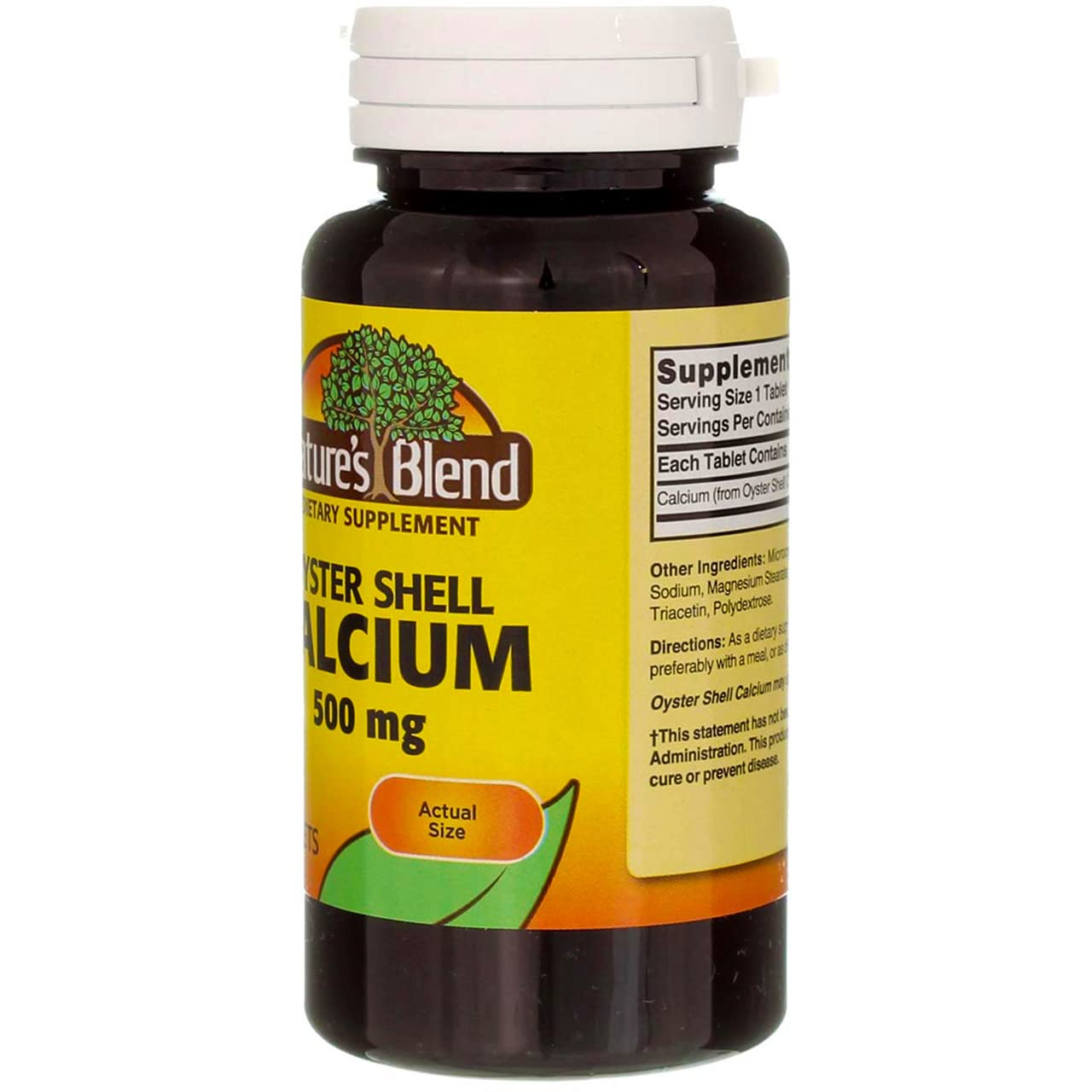 Nature's Blend étiquette claire – informations lisibles sur l'emballage.
