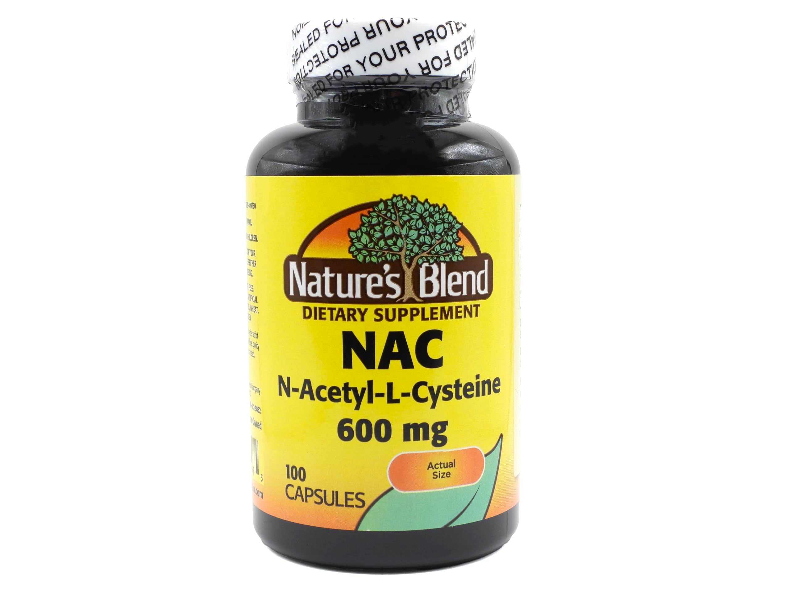 Nature's Blend NAC complément alimentaire en bouteille pour le soutien immunitaire