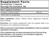 Nature's Blend NAC santé cellulaire gélules faciles à intégrer