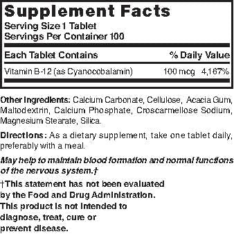 Emballage Nature's Blend NAT B12, présentation claire et sécurité du produit.