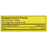 Nature's Blend Niacin 50 mg, comprimés, libération garantie pour une absorption régulière