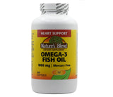 Nature's Blend oméga-3 huile poisson bouteille: routine bien-être quotidienne