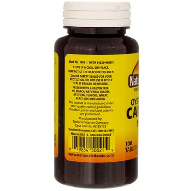 Nature's Blend comprimés sans alcool – formule sans alcool ajoutée.