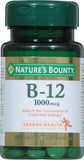 Nature's Bounty B12 1000 mcg – tablette en main, prise facile au quotidien.