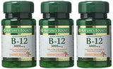 Nature's Bounty B12 5000 mcg pack de 3 comprimés économique