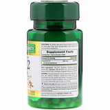 Flacon Nature's Bounty B-12, 100 pastilles sublinguales, facile à emporter.