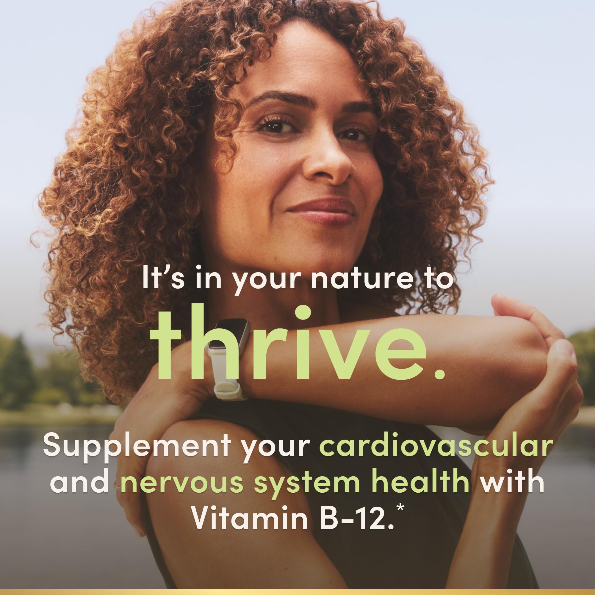 Nature's Bounty B12 gommes, formulation végétarienne sans conservateurs