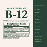 Nature's Bounty B12 pour le système nerveux et le bien-être nerveux.