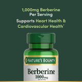 Berberine Nature’s Bounty: extrait végétal Berberis aristata, soutien potentiel des lipides.