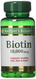 Nature's Bounty Biotine 10 000 mcg - bouteille à libération rapide, pratique à utiliser.