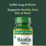 Biotine Nature's Bounty et métabolisme des nutriments, énergie potentielle