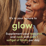 Biotin Nature's Bounty soutenant le système nerveux et le bien-être