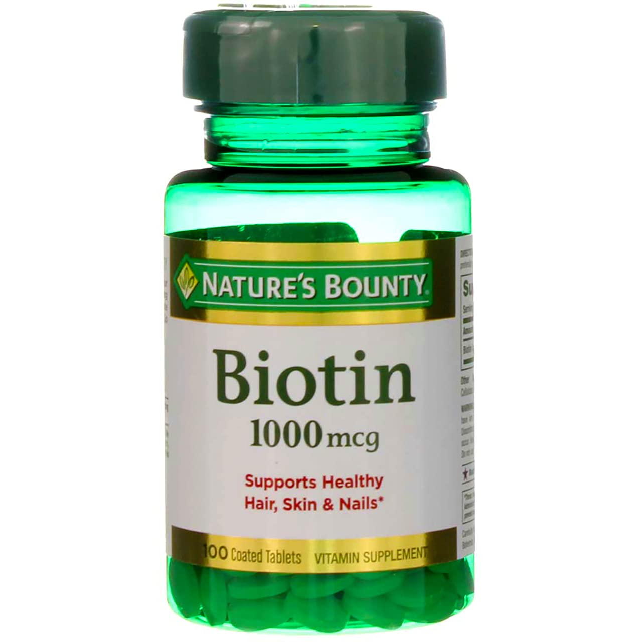 Nature's Bounty Biotine 1000 mcg, geste quotidien facile à intégrer dans la routine.