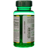 Nature's Bounty Biotine 5000 mcg, détail d'étiquette – informations claires.