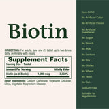 Nature's Bounty Biotine – comprimés destinés à une prise quotidienne