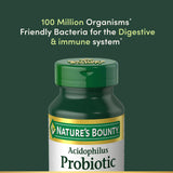 Nature's Bounty bouteille probiotiques avec 100 millions d'organismes actifs