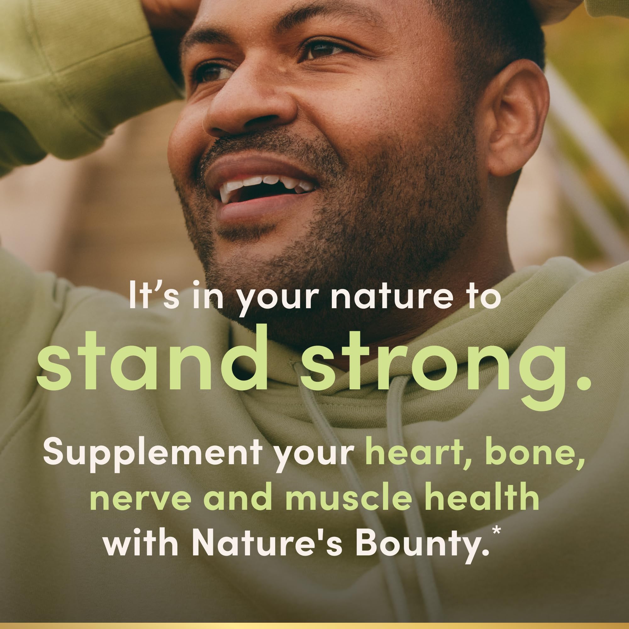 Nature's Bounty Calme Magnesium Glycinate, capsules gros plan: biodisponibilité élevée pour le soutien quotidien.