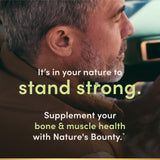 Nature's Bounty caplets illustration d'une routine bien-être quotidienne.