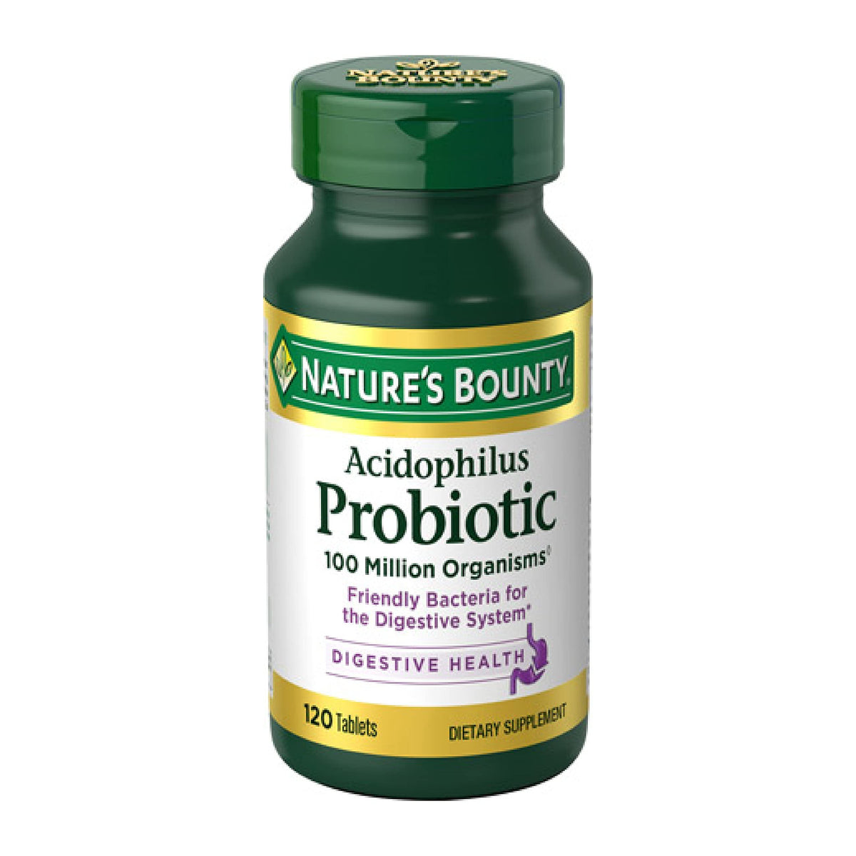 Nature's Bounty comprimés Lactobacillus acidophilus pour digestion quotidienne
