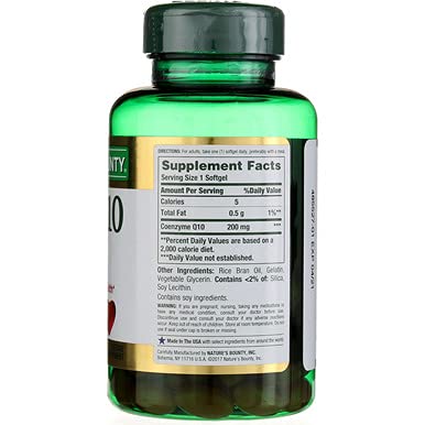 Nature's Bounty CoQ-10: utilisation quotidienne facile et efficace.