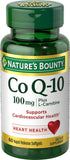 Nature's Bounty CoQ10 et L-Carnitine, bouteille gélules molles, soutien énergie potentiel