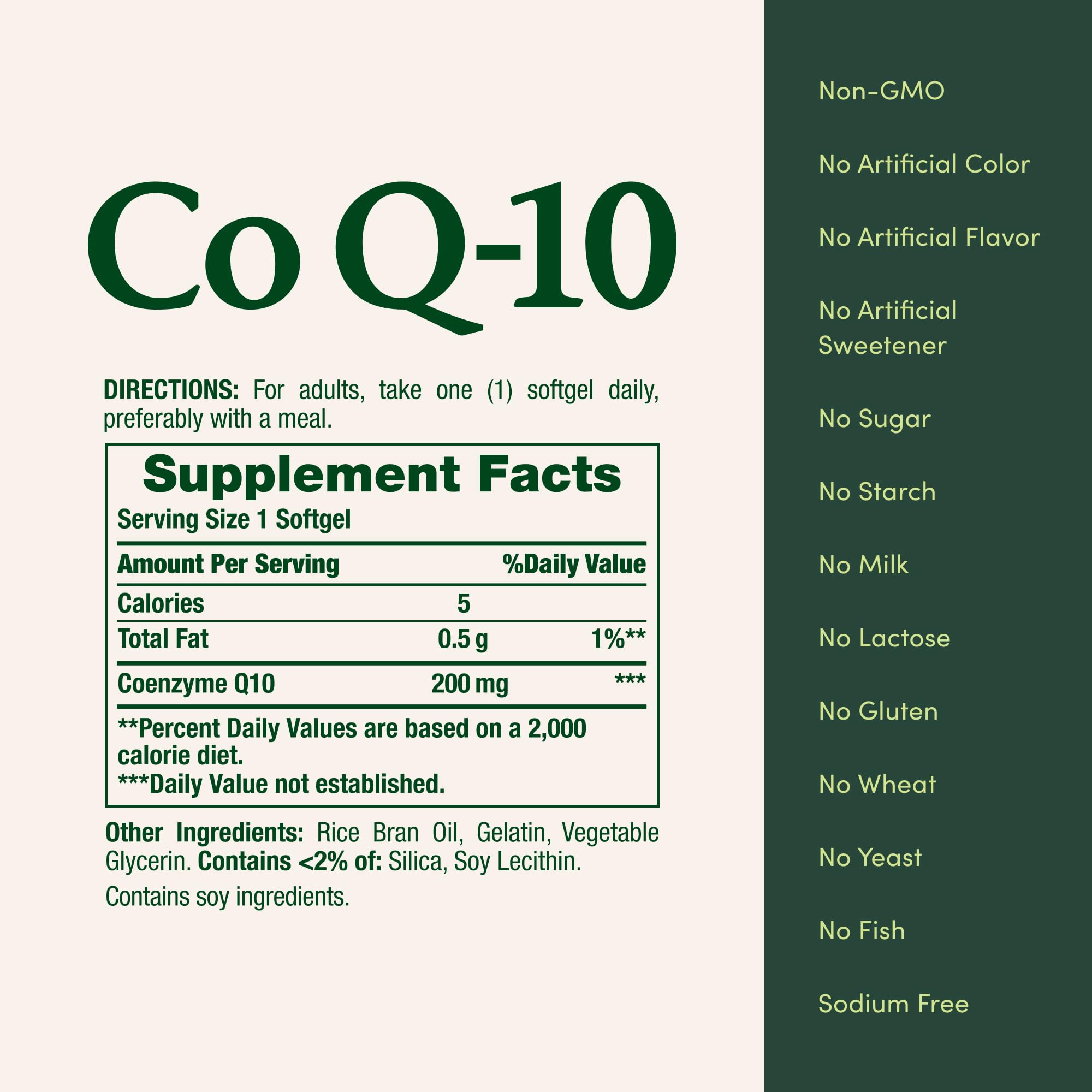Nature's Bounty CoQ10, capsules à absorption rapide pour énergie durable.