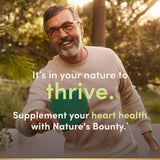 Nature's Bounty CoQ10, sans gluten, lactose et sucre, formulation pure.