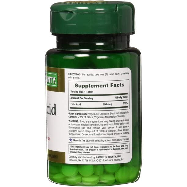 Nature's Bounty étiquette sans additifs — pureté et clarté
