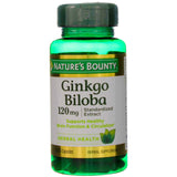 Nature's Bounty Ginkgo Biloba 120 mg en capsules soutient potentiellement la concentration
