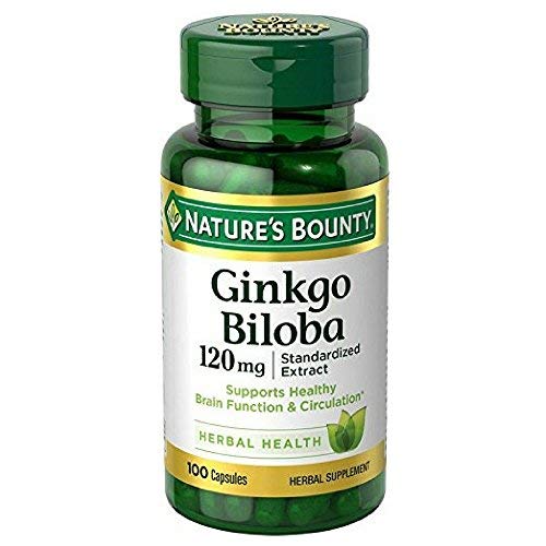 Nature's Bounty Ginkgo Biloba 120 mg – gélules pour routine quotidienne