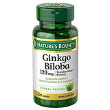 Nature's Bounty Ginkgo Biloba 120 mg – gélules pour routine quotidienne